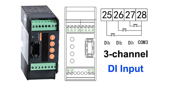 3-Channel DI Switch Status Monitoring