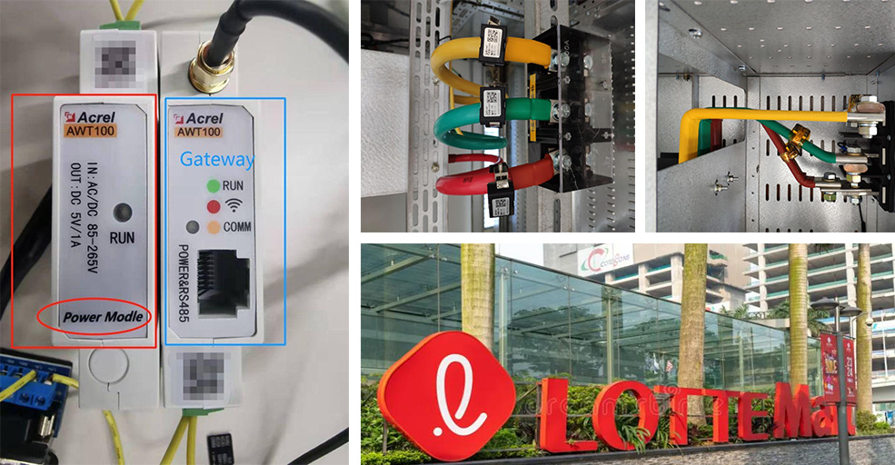 Acrel Wireless Temperature Monitoring Project Of Lotte Mart In Hanoi Vietnam